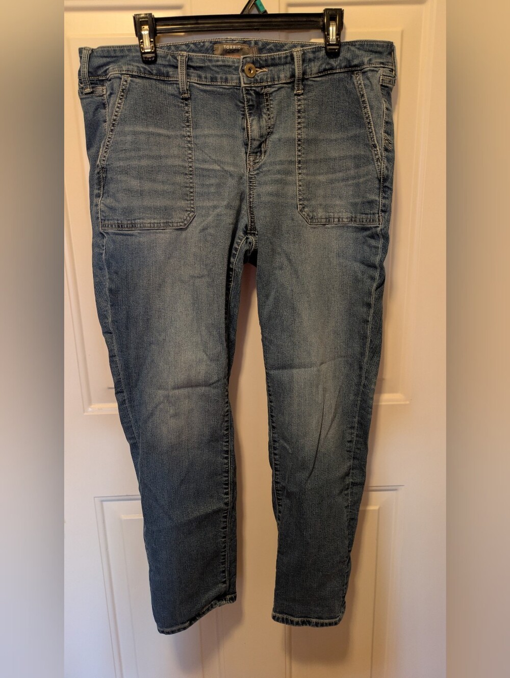 torrid Light Blue High-Rise Ankle Jeans